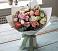 Букет цветов из: Розы, Лизиантусы и Гвоздики в Мамакане