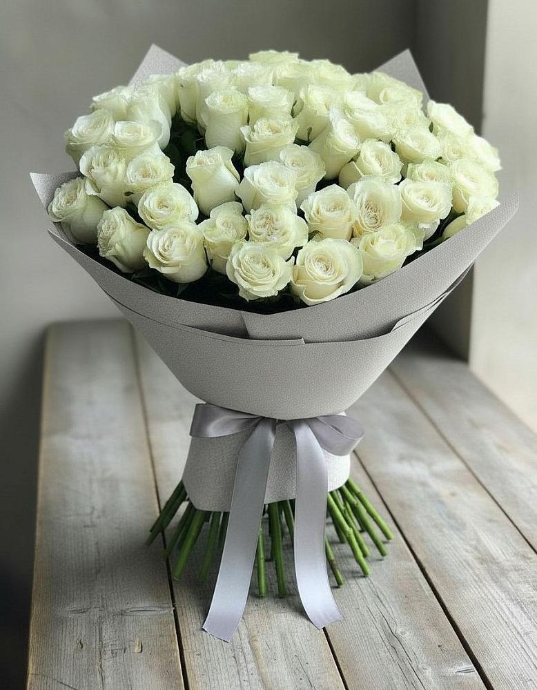 Букет 35 Белых роз в Мамакане