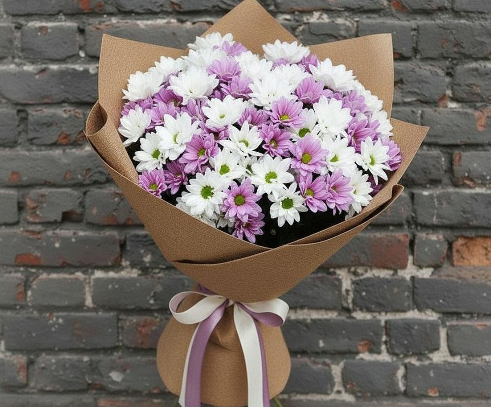 Букет цветов из: Хризантемы в Мамакане